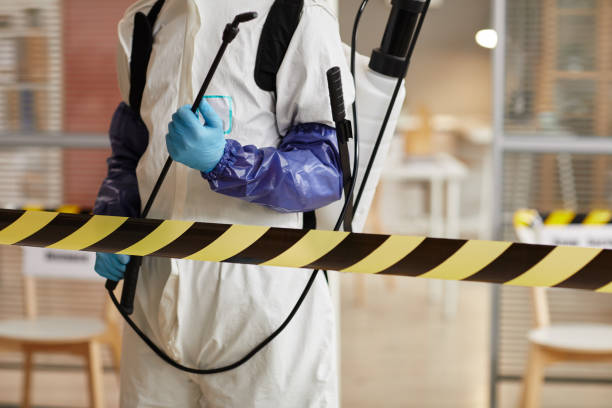 Professional Drug Lab Cleanup technician working in Coral, MI